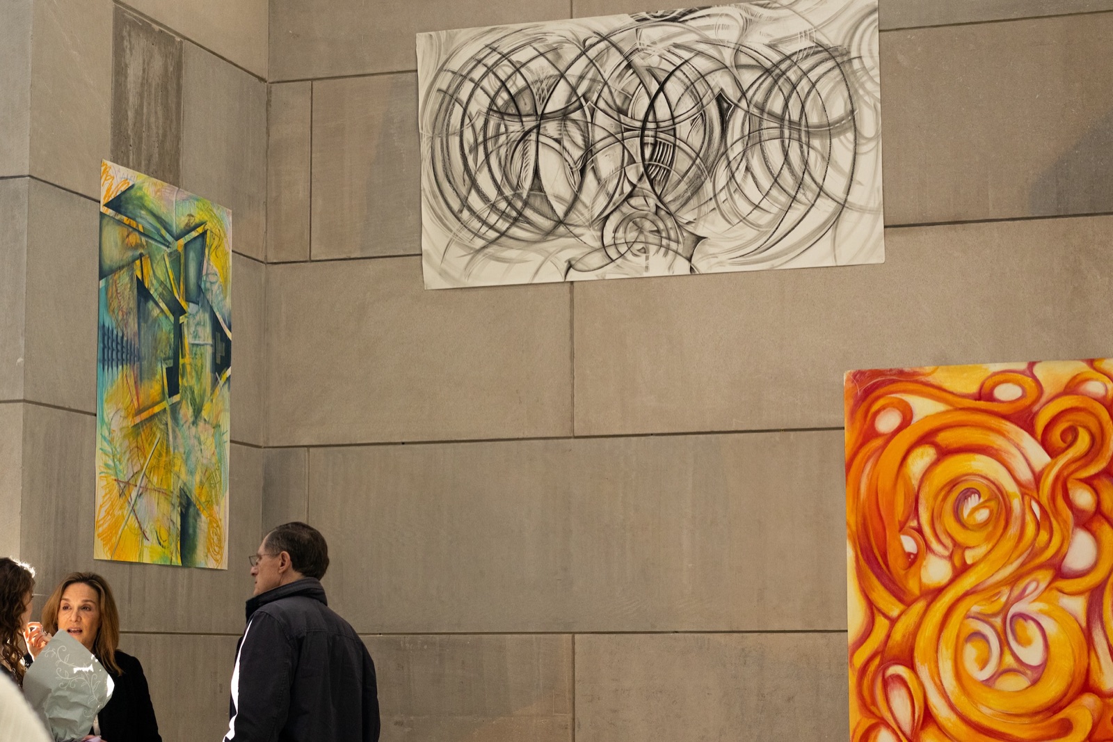 Installation view of Katia Michals' thesis exhibition